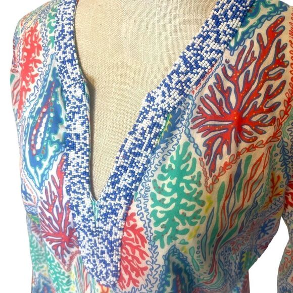 Lilly Pulitzer: Courtney Tunic in "Let Minnow" - Picture 10 of 15